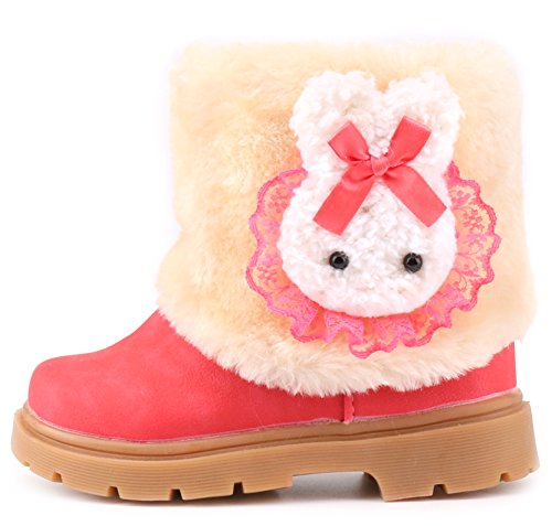Image of Femizee Girls Boys Warm Winter Boots Kids Outdoor Snow Boots(Toddler /Little Kid)