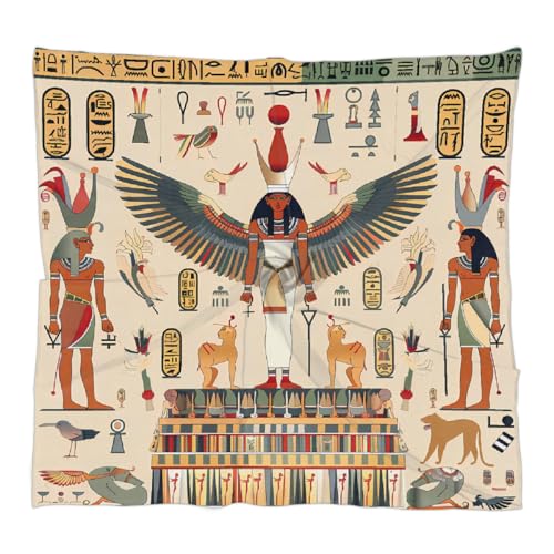 Egypt Egyptian Square Silk Scarf for Women, 23.6