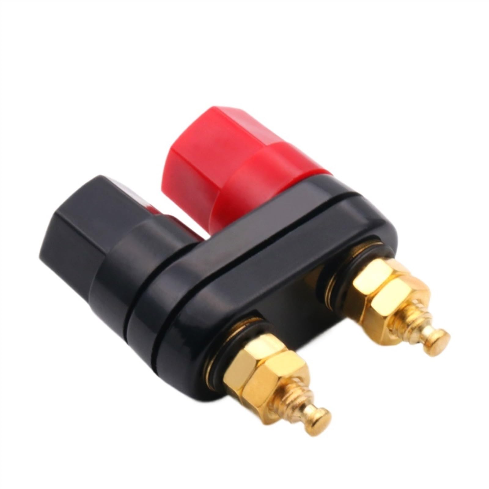 Fiches Banane Couple bornes Rouge Noir connecteur amplificateur Terminal Liaison Poste Banane Haut-Parleur Prise Jack