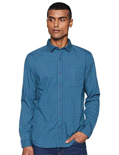 Image of John Miller Men's Printed Slim fit Casual Shirt