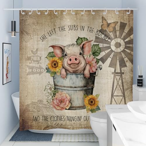 ASDCXZ Funny Shower Curtain 180x200 cm - Image 3
