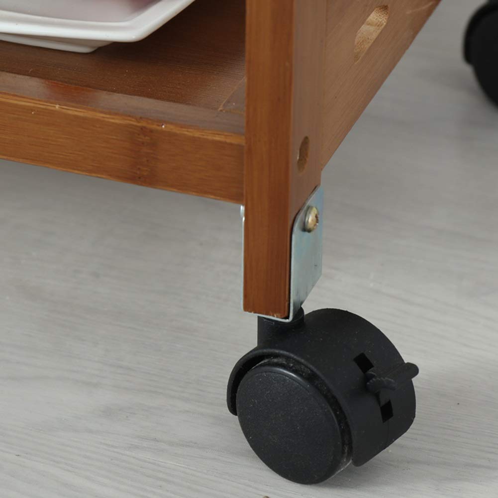 Carrelli Portavivande Multifunzione, Carrelli Bar, Soggiorno, Design con Corrimano A 3 Strati, Facili da Spingere E Tirare, Impermeabili, 2 Misure, Cucina, Marr