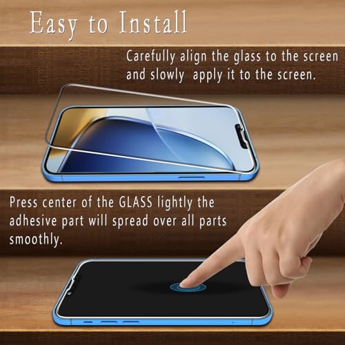Image of 2+2 Pack Screen Protector for iPhone 13 6.1 Inch Tempered Glass