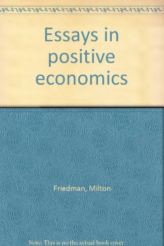 Essays in positive economics B0007HDCOC Book Cover