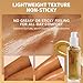 Body Shimmer Oil with Vitamin E, Glow Body Oil for Women, Long Lasting Nourishing & Moisturize for All Skin, Liquid Highlighter Makeup with Brush, Travel Size for Date, Wedding, Party, Champagne Gold