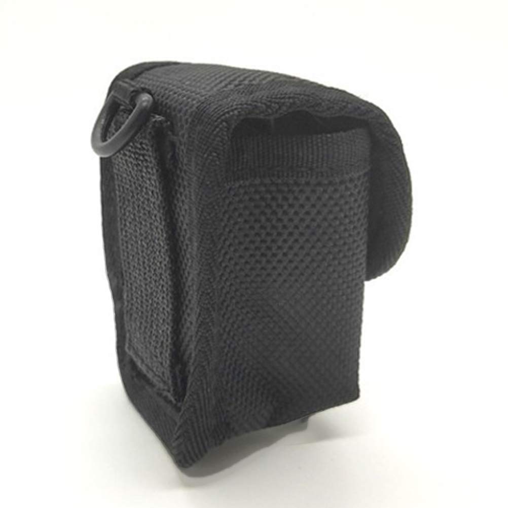 SENECESLI Estuche para Oxímetro de Pulso, Bolsa Protectora de Nailon Duradera para Oxímetro de Dedo, Estuche Portátil con Cierre de Cremallera y Ajuste Universal (BLACK)