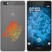 Produktbild PhoneNatic Case kompatibel mit Huawei P8 Lite 2015 (1.Gen.) Silikon-Hülle Floral Wolf M3-2