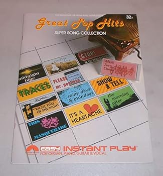 Unknown Binding Great Pop Hits: Super Song Collection (Easy instant play for organ, piano, guitar & vocal) Book