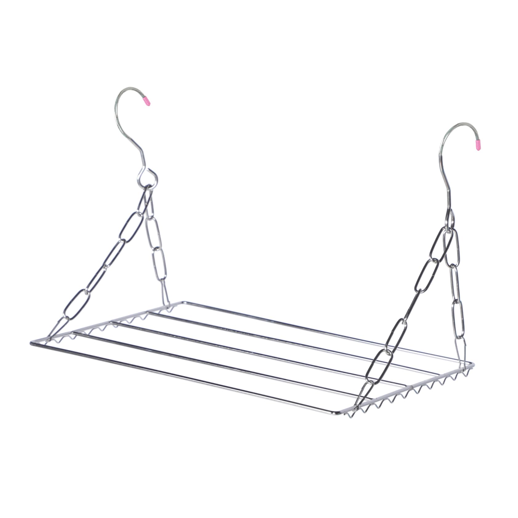 PRETYZOOM Stainless Steel Drying Rack for Balcony Multi Purpose Shoe Sock Dryer Compact Space Saving Design for Indoor Outdoor Use Maximize Airflow