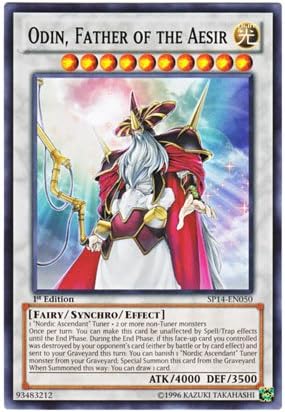 Amazon 遊戯王 英語版 Sp14 En050 Odin Father Of The Aesir 極神聖帝オーディン ノーマル 1st Edition トレカ 通販