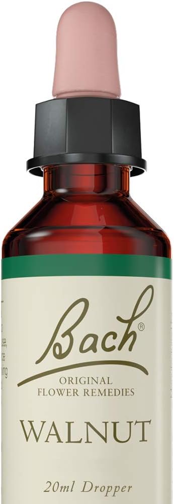 Bach Original Flower Remedies Walnut, Stand Your Ground, Accept Change, Emotional Wellness, Natural Flower Essence, 20ml