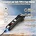 2 in 1 Body Hair Trimmer Men,Ball Trimmer Men, Body Groomer Men, Electric Groin Hair Trimmer, Body Hair Trimmer Men, Pubic Hair Trimmer, Wet/Dry Shaver with Ceramic Blade Head LED Light