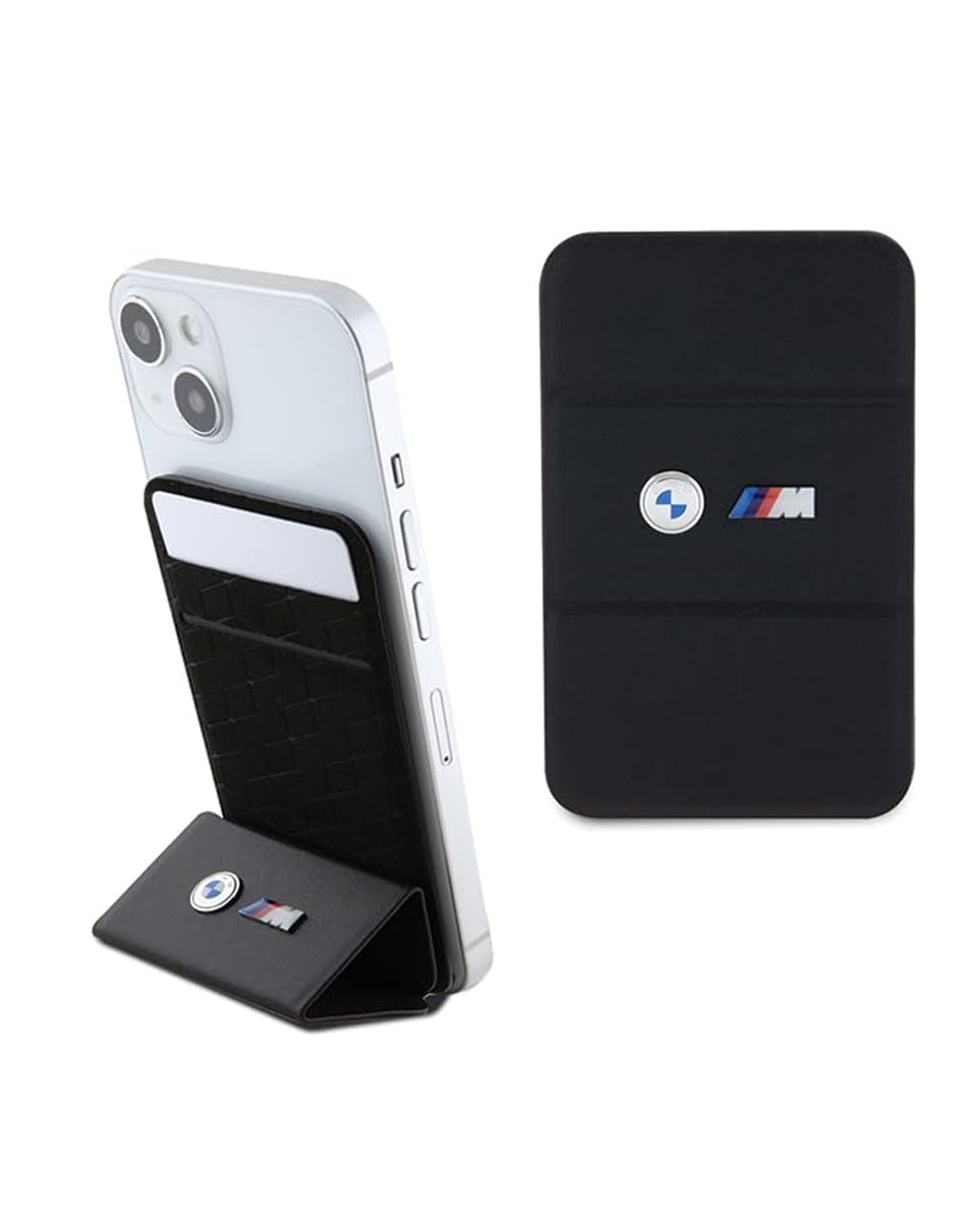 CG MOBILE BMW Wallet Card Slot Stand M Edition Kollektion Kompatibel mit MagSafe (Schwarz)