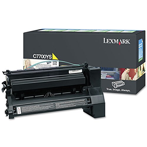 Lexmark C770 cartouche jaune C7700YS évite les traces pour des impressions nettes