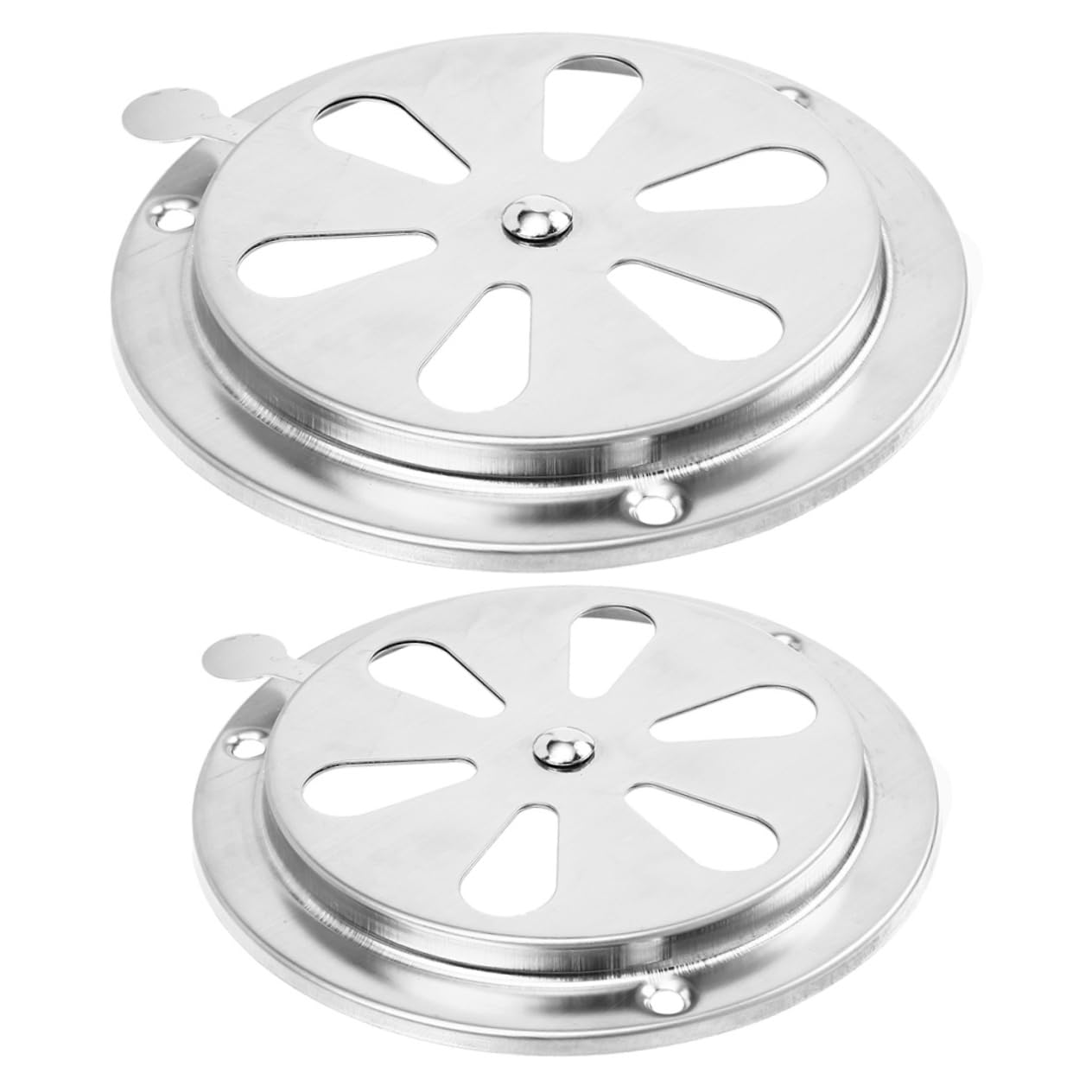 FUNOMOCYA Stainless Steel Air Vent Cover 2pcs for Rv Boat Marine Adjustable Louvers