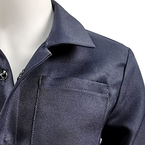 Kids Michael Myers Costume Jumpsuit Halloween Horror Killer Coverall Outfit Cosplay Uniform Suit (Large, Blue) #TOP5