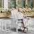 Outsunny Wooden Adirondack Chair, Outdoor Patio Lawn Chair with Cup Holder, Weather Resistant Lawn Furniture, Classic Lounge for Deck, Garden, Backyard, Fire Pit, White