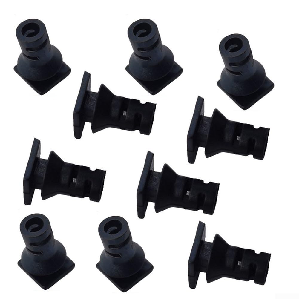 Produktbild von SPORTARC Kabelhülsen-Set – 10 Stück Gummi-Zugentlastungen 5 Mm, Schwarz – Kabelschutz Für Elektrowerkzeuge
