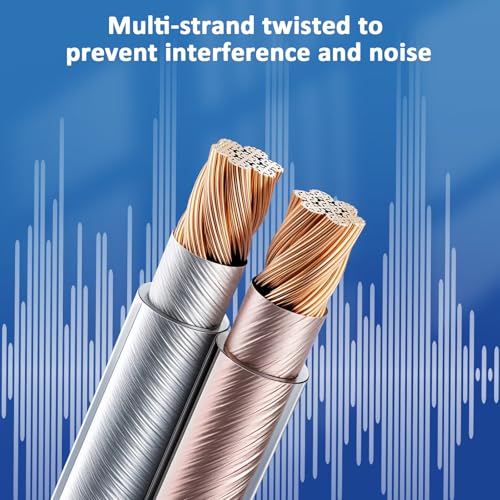 8. Bild von baolongking Hi-Fi Lautsprecherkabel, reines Kupfer, Bananenstecker, Leitungskabel (1m)