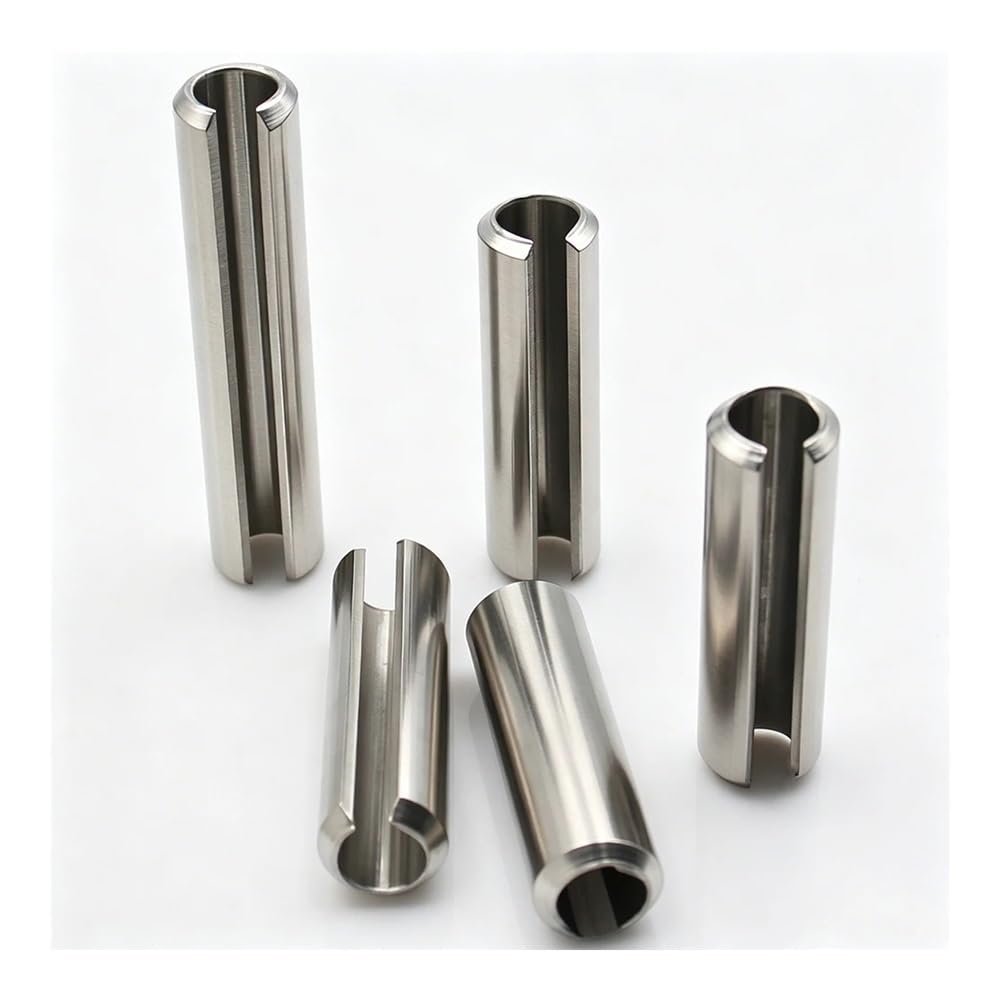 Piezas de repuesto 3-50 Uds 304 pasadores de resorte de acero inoxidable Split Hollow Roll Pin Hardware sujetador M1.5 M2 M2.5 M3 M3.5 M4 M5 M6 M8 M10 M12(80mm,M8 x10pcs)