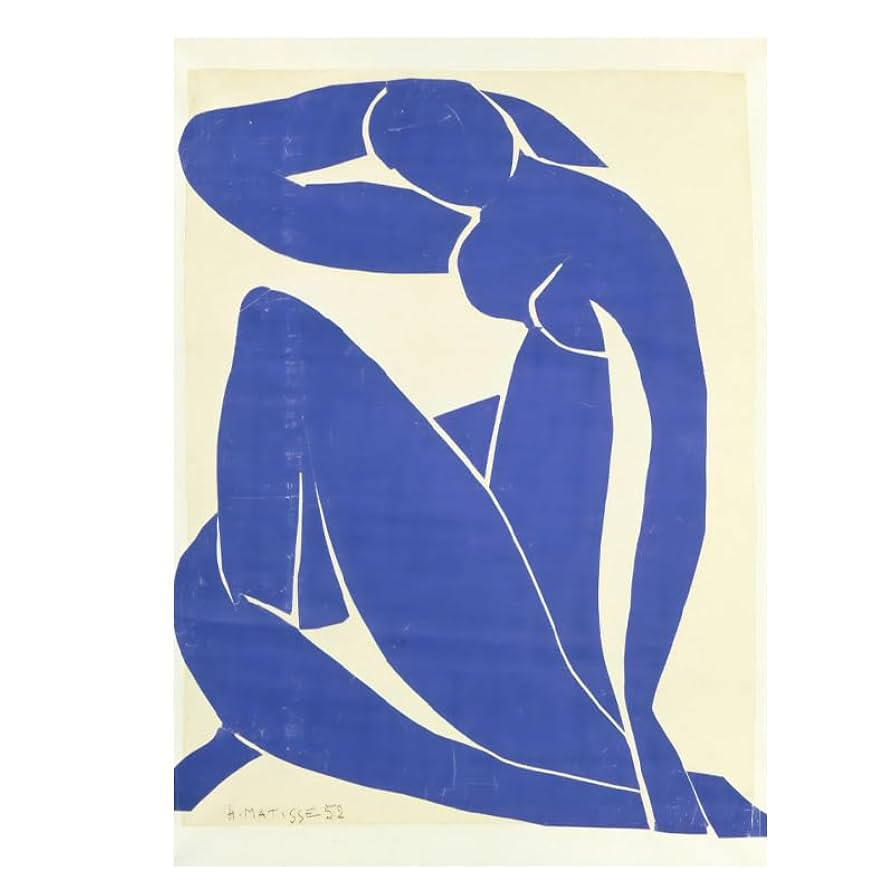 アンリ・マティス「水浴する人」、希少画集より、状態良好、新品高級額装付 アンリ・マティス「水浴する人」、希少画集より、状態良好、新品