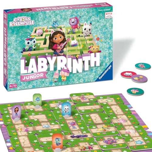 Ravensburger 22648 Gabby's Dollhouse Junior Labyrinth -...