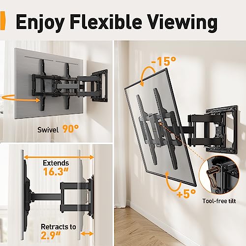 Perlegear PGLF15 Ul-Listed Full Motion Tv Wall Mount thumb #5