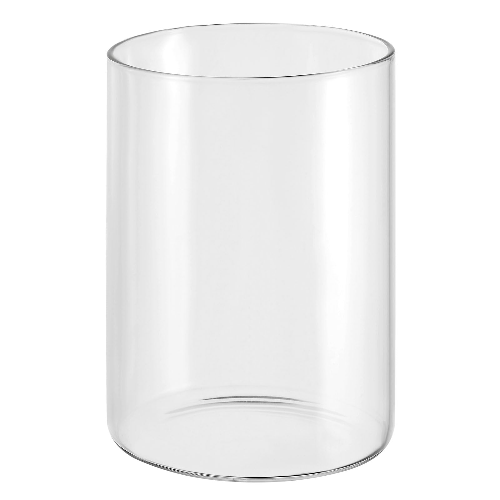 PATIKIL Clear Glass Cylinder Vase, 4.7" Tall and 3.3" Dia Tabletop Flowers Vase Floating Candle Holder Vase for Home Decor Wedding Centerpieces(18.6oz) — image 1