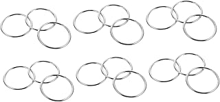 20 Peças Círculo Círculo Jóias Anéis Chaveiro Acessórios Mini Sacolas Anel De Metal Fivela Chaveiro Anéis Mini Conectores De Anel Bolsa Alça Fivela Reparação Saco Anel Balde Anéis