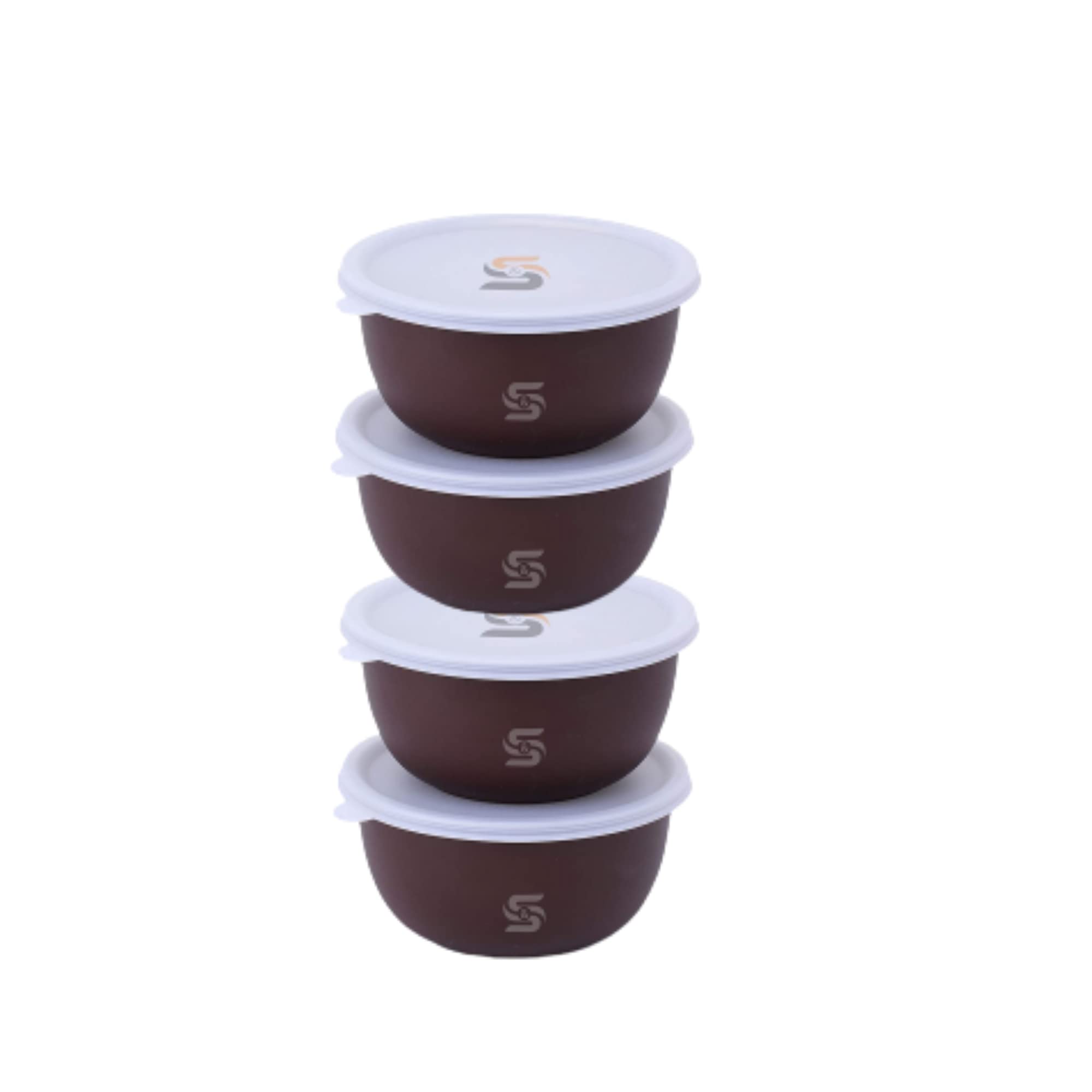 S&S Microwave Bowl, Serving bowl, Bowl Sets, Stainless Steel, Kitchen storage, Bowl, Serving bowl set, Kitchen Storage, Oven bowl set microwave, Kitchen accessories items, 550ml-Pack of 4, Brown (B07RPGXKQ6) Amazon Price History, Amazon Price Tracker