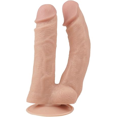 Double Head Soft Silicone Suction Cup Realistic Classic Wand for Increased Intimacy