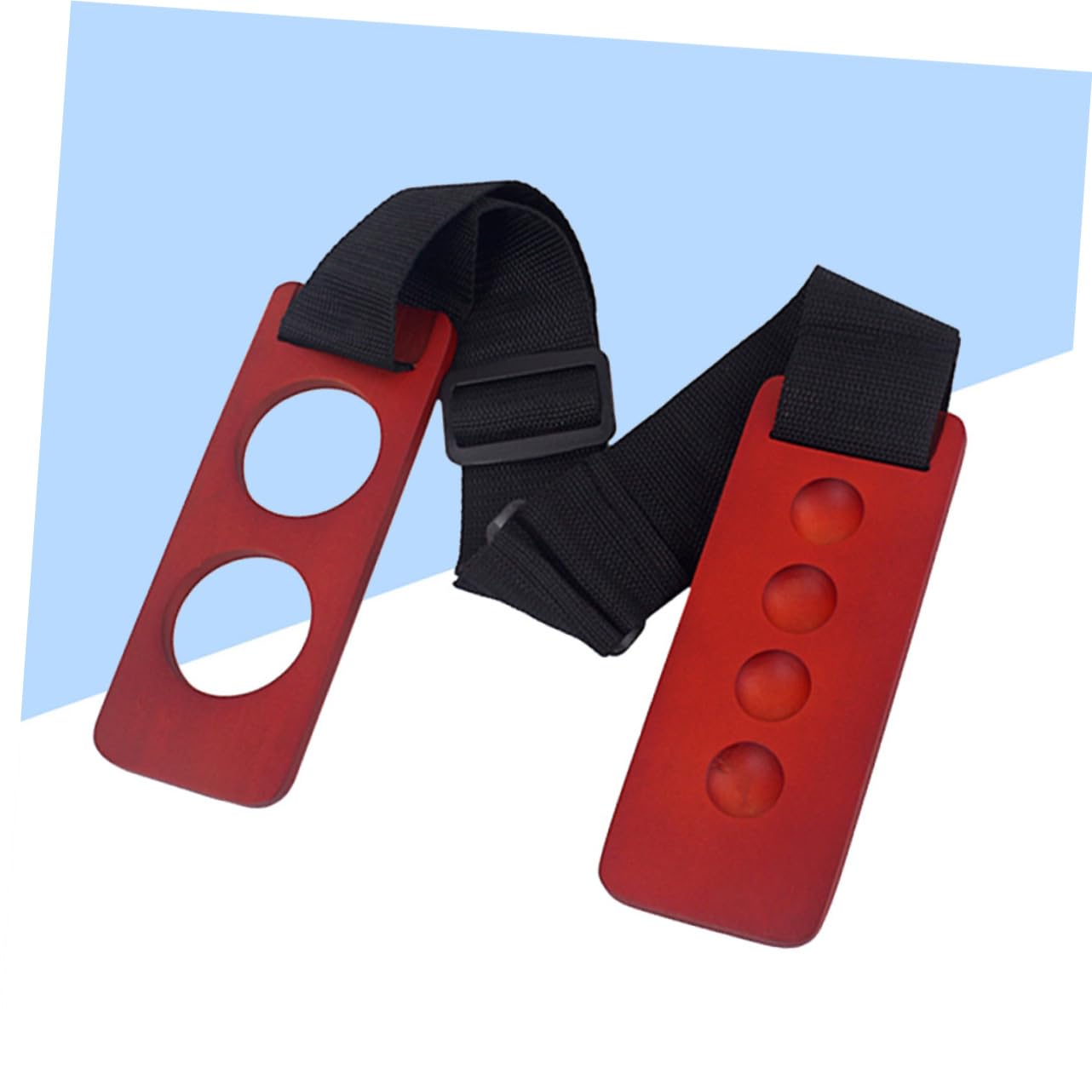 VICASKY End-pin Stopper Anti-slip Mat for Wooden Floor Protector Tail Black/red