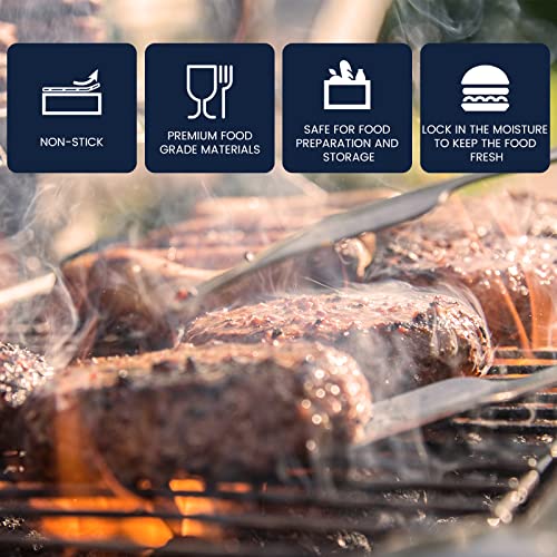 Papel para hamburguesas de grado alimenticio que evita que la carne se pegue 3