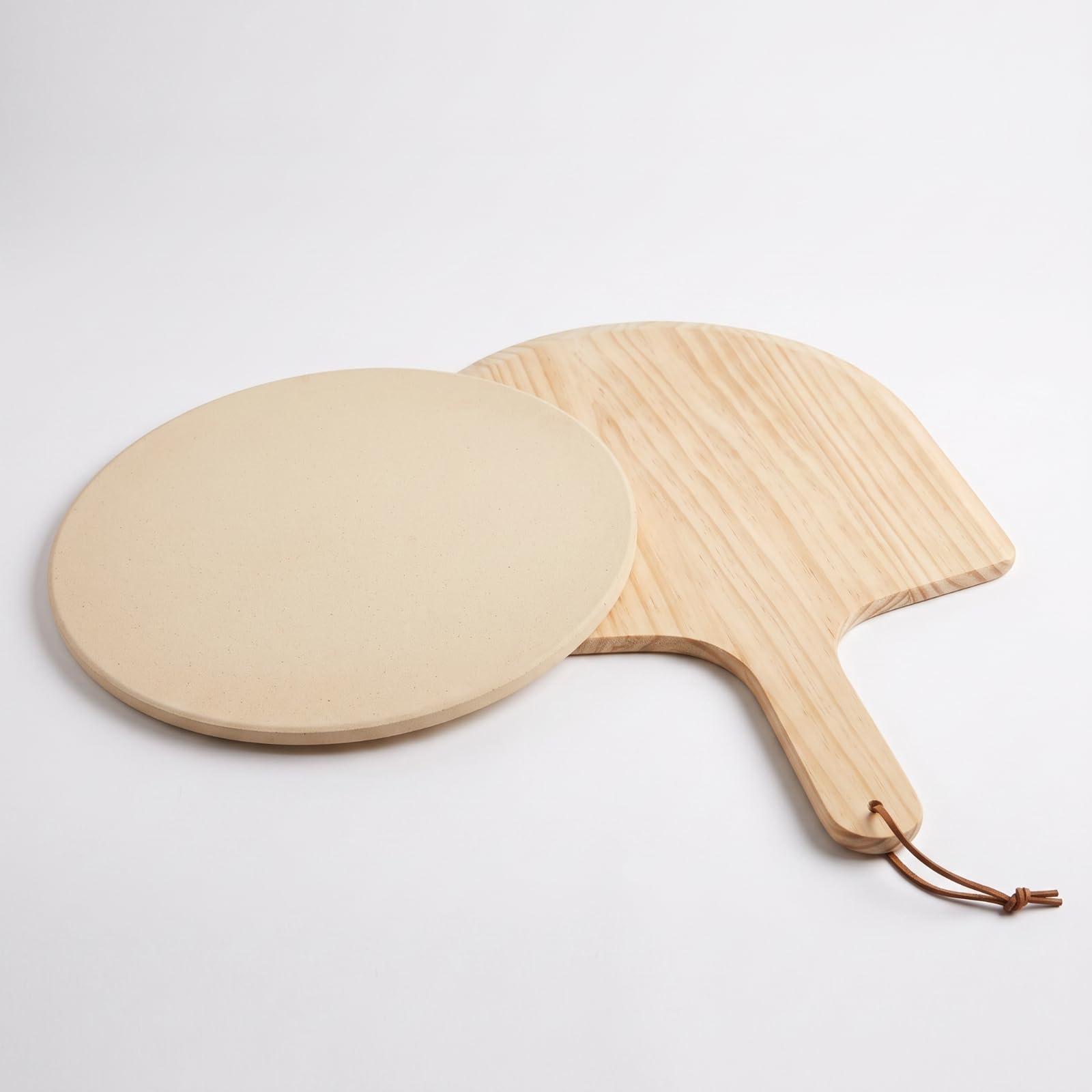 MagiDeal Piedra para de Cocina Refractaria Bandeja para Hornear Base y Pizzas Cordierita Que Soporta Temperaturas Grietas Adecuada para Hornos Convencionales Parrillas Barbacoas