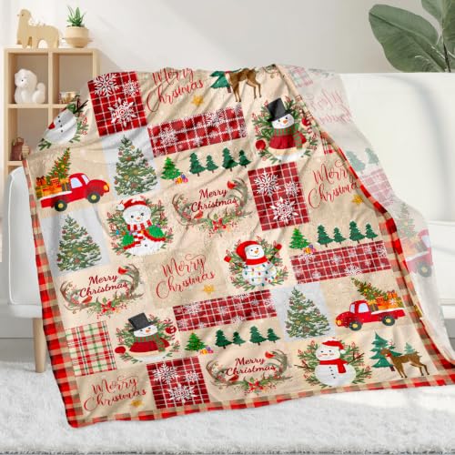 Image of Christmas Throw Blanket, for Mom Grandma Sister Dad, 50 inchx60 inch