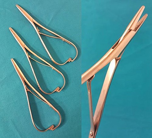 New Set of 3 PCS Mathieu Needle Holder 5.5 Inches Surgical & Dental Instruments