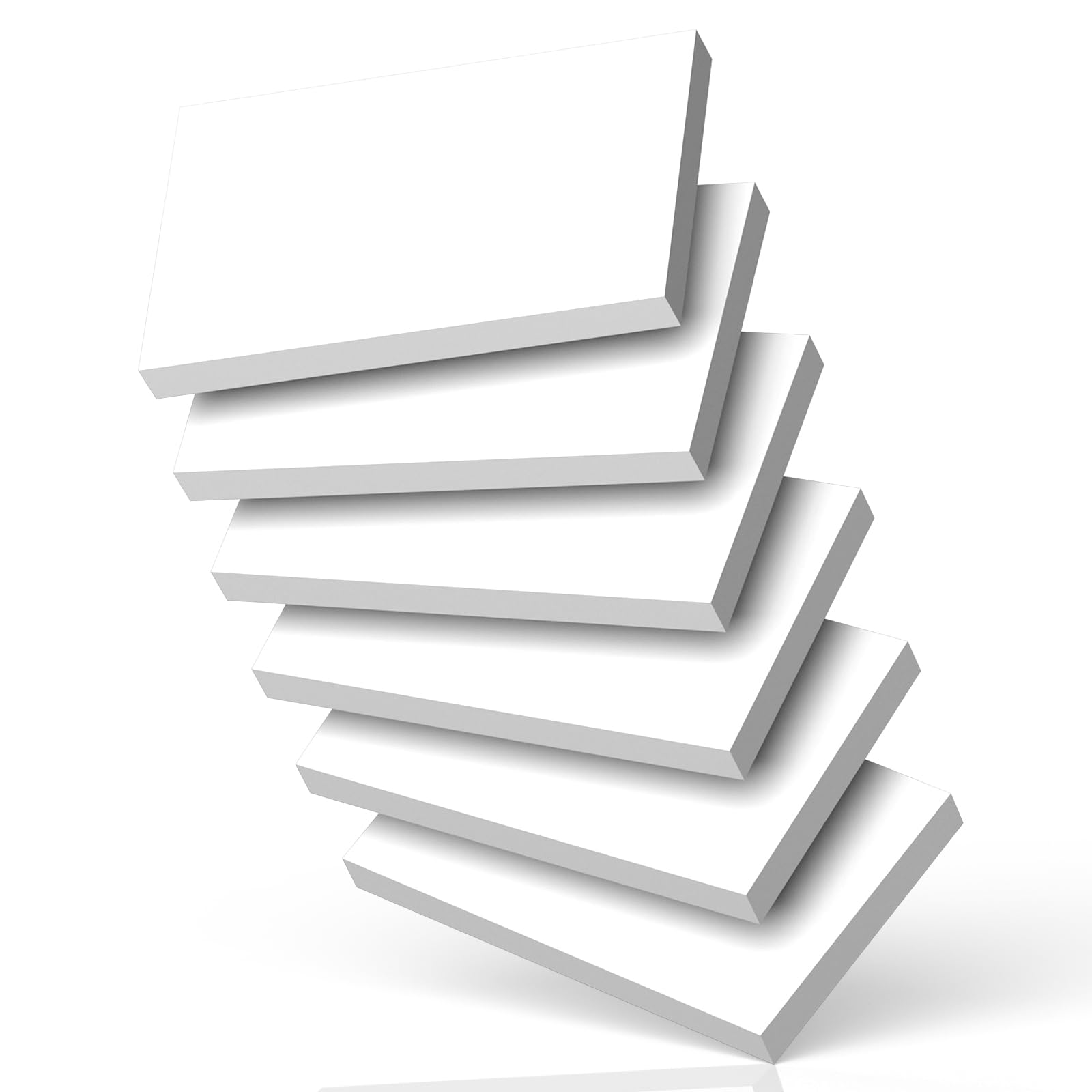 300 Count Blank Index Cards 3x5 Inch White Flash Cards Colored Cardstock, Unruled Note Cards Study Card Portable Learning Flashcards Ideal for Note