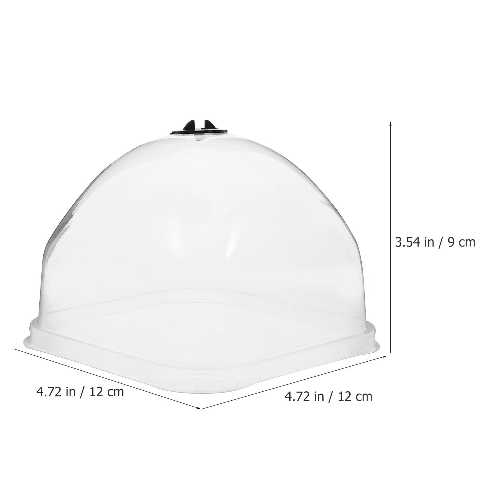 GLEAVI Pflanzen Schutzhaube zum Abdecken und Schützen von Pflanzen im Garten 10 Stück aus Kunststoff mit Luftventil Leichte Feuchtigkeitskuppel für Gartenschutz