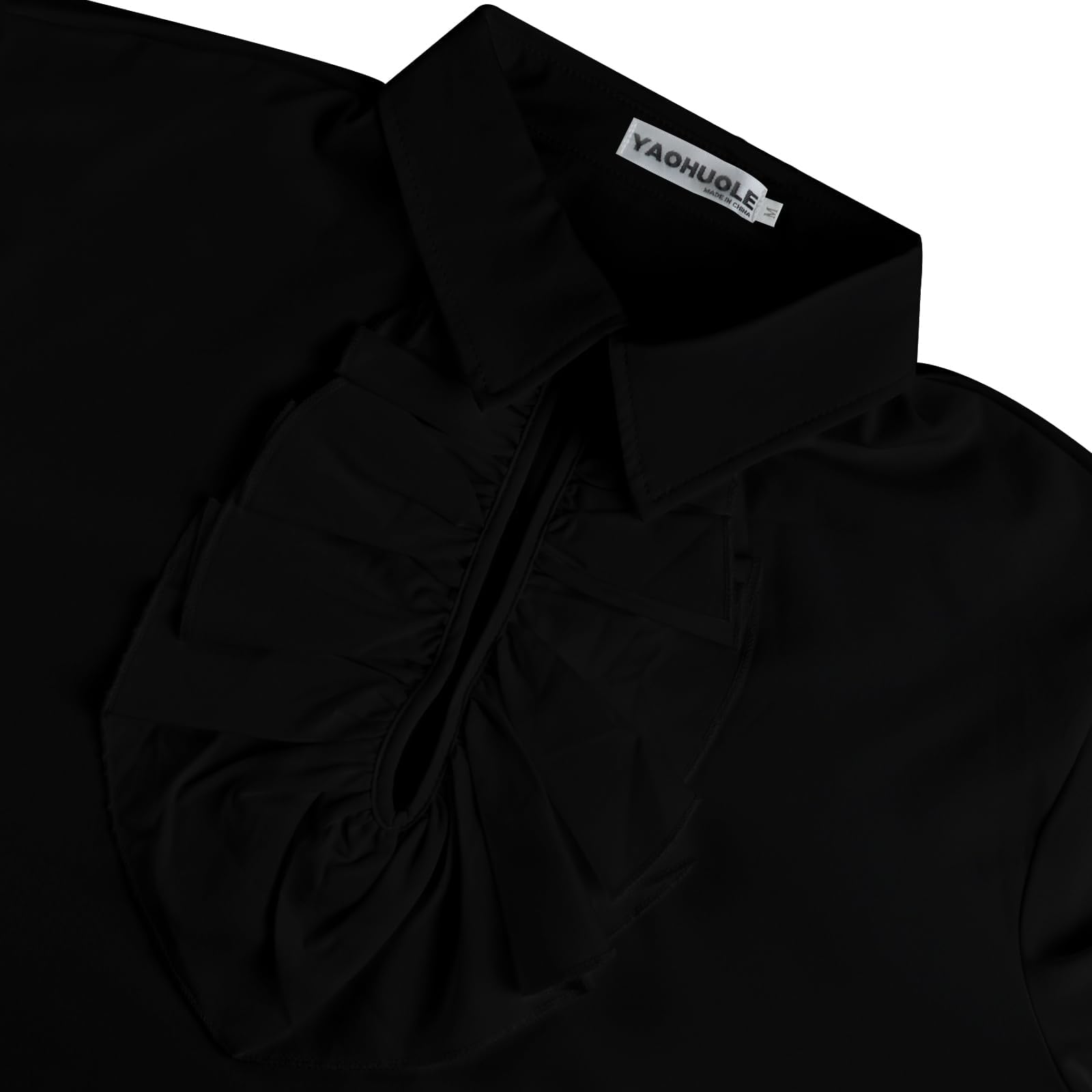 YAOHUOLE Camisa medieval para hombre, disfraz vikingo, camisa con cordones, estilo victoriano, steampunk, pirata, camisa para hombre