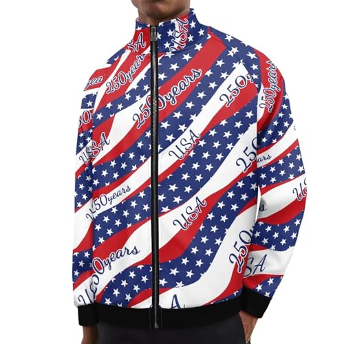 Image of Men's Lightweight Jackets Casual Full Zip Fleece Jacket Men Coats Fashion Long Sleeve Sweatshirt