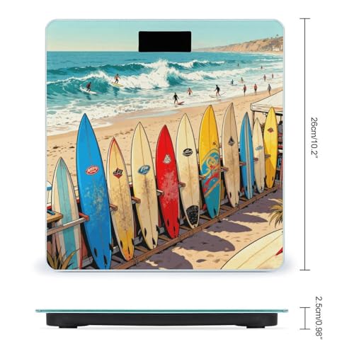 Báscula Digital de Baño California Surfboards 400 lb miniatura 2