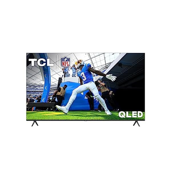 TCL 75-Inch Q6 QLED 4K Smart TV with Fire TV (75Q650F, 2023 Model) Dolby Vision, Dolby Atmos, HDR Pro+, Voice Remote with Alexa, Streaming UHD Television,Black Including Built-in Amazon Alexa Remote
