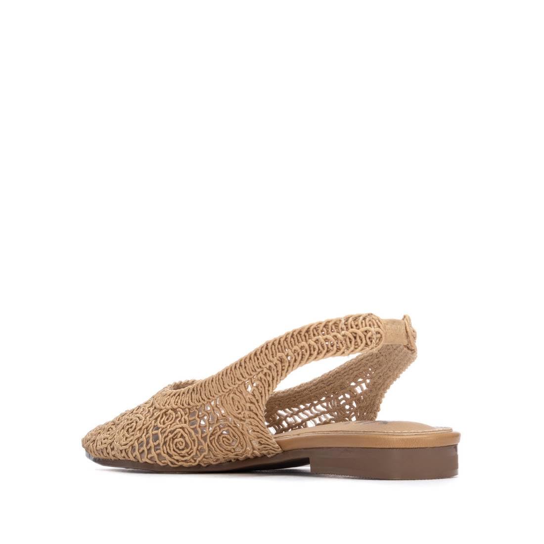 XTI 14512403 Zapato Sra Textil TAUPEMujer