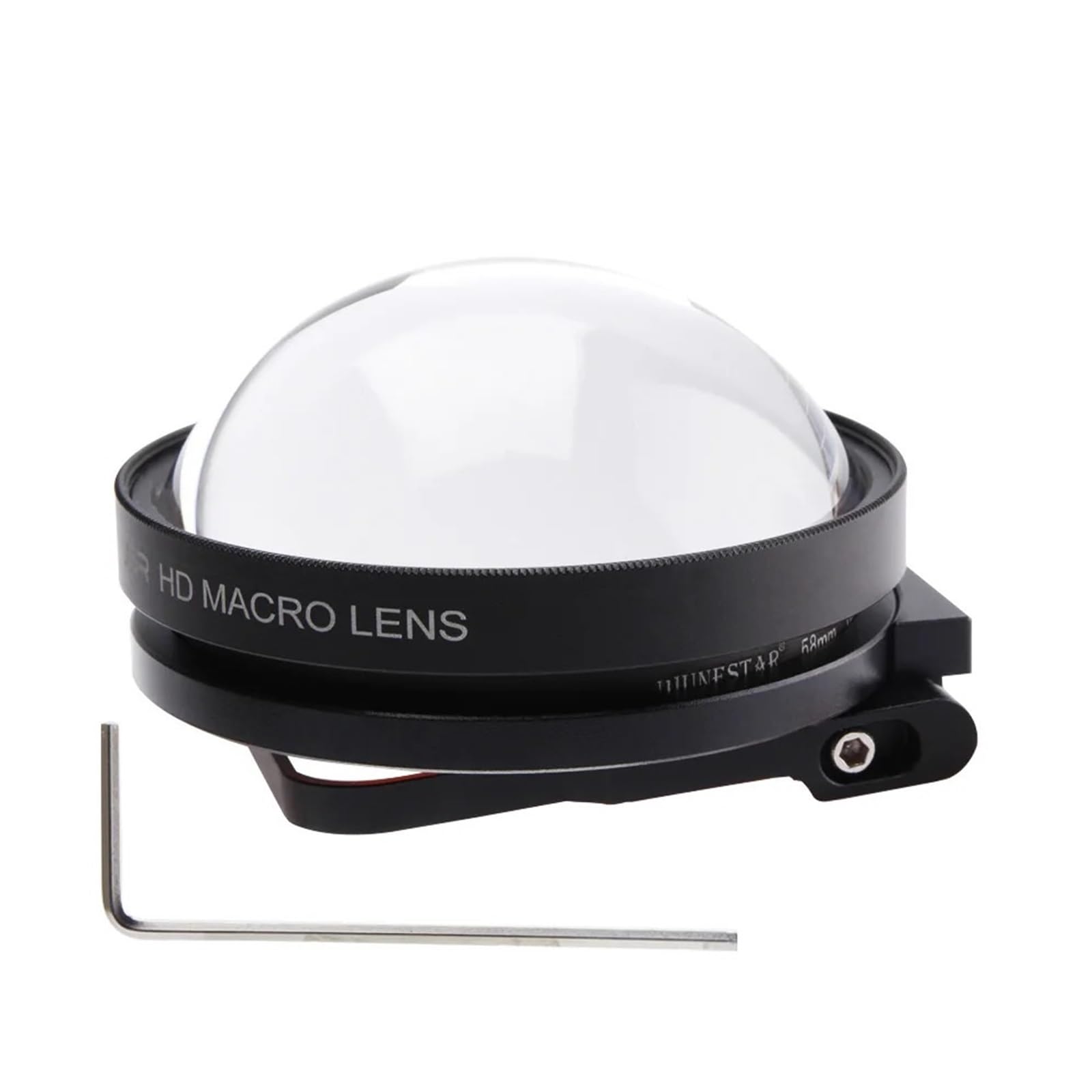 Action-Kamera-Filter, 24-faches Makro-Nahobjektiv mit Tauchrotfiltern, kompatibel mit GoPro Hero 5 6 2018 7, Zubehör for wasserdichtes Gehäuse