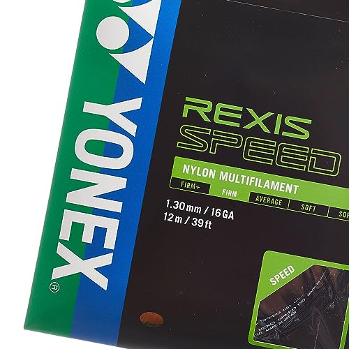 Corda Raquete RexIs Speed 16 1.30mm Set Preto MPOWER