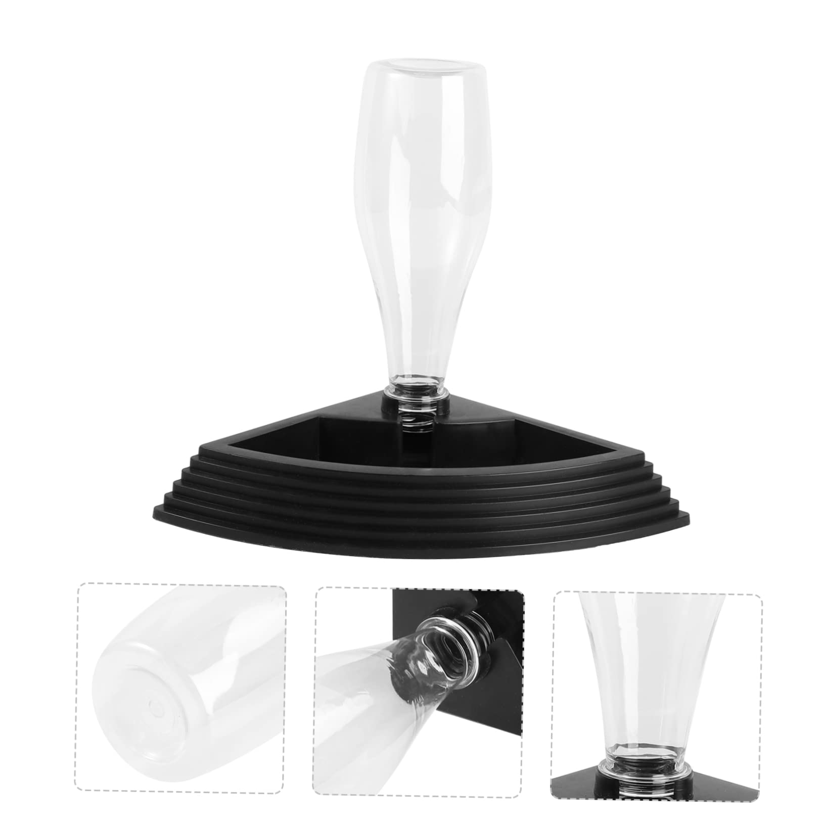 DOITOOL 3pezzi Ciotola per Rettili con Dispenser Automatico per Cibo Design Salvaspazio Facile da Pulire per Tartarughe e Lucertole capacità Materiale Stabile e Sicura