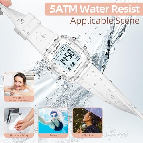 Stylish Waterproof Digital Sports Watch for Women and Teenagers with Multi-Functionality and High Brightness - Image 4