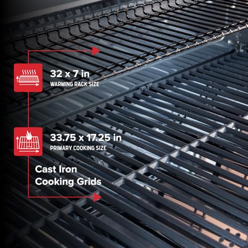Image of Nexgrill Deluxe 6-Burner Propane Gas Grill with Ceramic Searing Side Burner, Stainless Steel Frame, Rotisserie Kit, 60,000 BTUs Output, BBQ Grill Perfect for Outdoor Gatherings - 720-0896X