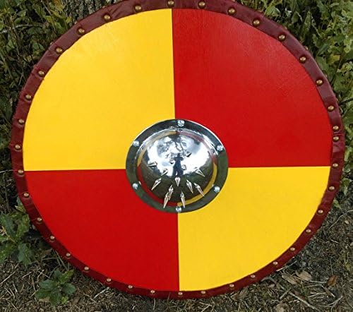 NauticalMart Viking Shield with Spiked Shield Boss 24"