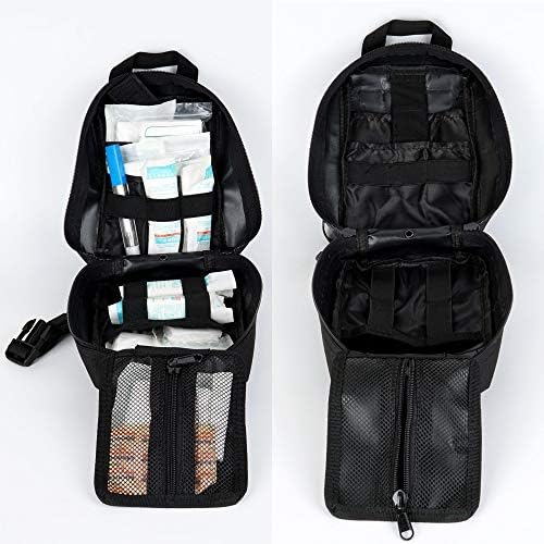 YOCOOL Tactical MOLLE Pouch Medical Waist Pack First Aid Kit Bag Survival Pack Compact Military Utility Outdoor Emergency (empty)